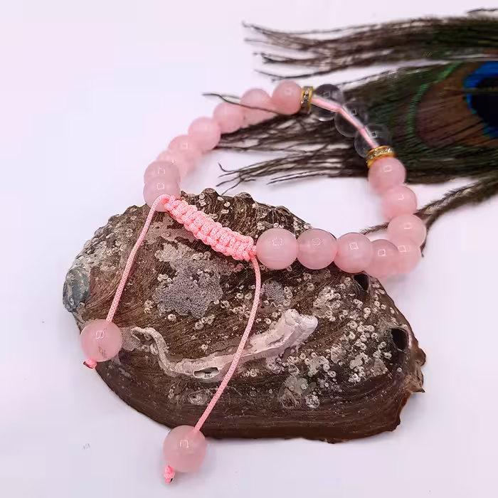 دستبند مدل جذب عشق کوارتز