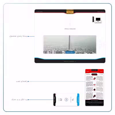 برچسب پوششی ماهوت مدل Tehran City مناسب برای تبلت اپل iPad Air 2 2014 A1566
