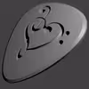 پیک گیتار مدل Heart Shaped بسته دو عددی