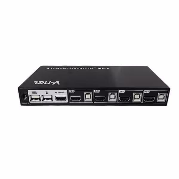 کی وی ام سوئیچ 4 پورت HDMI وی نت 4K مدل V-SWKH1404