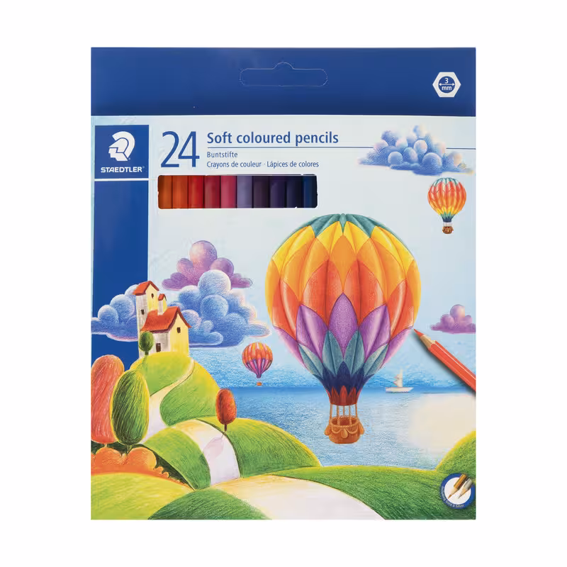 مداد رنگی 24 رنگ استدلر مدل 143C24LJ | چاوه