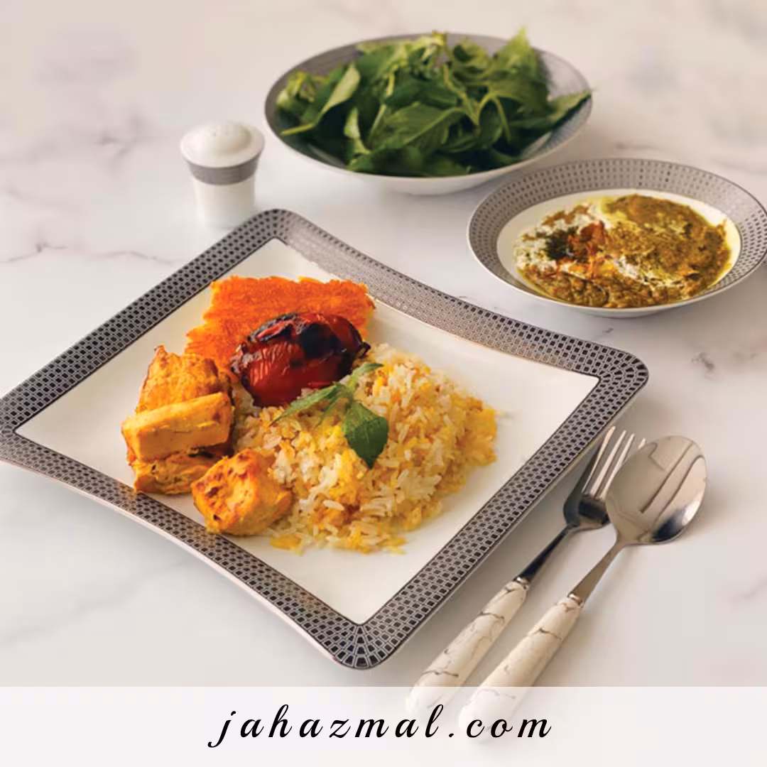 سرویس چینی زرین طرح سورن 30 پارچه