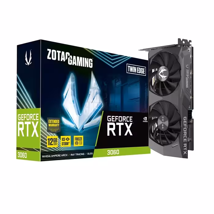 کارت گرافیک زوتک GAMING GeForce RTX 3060 Twin Edge 12GB
