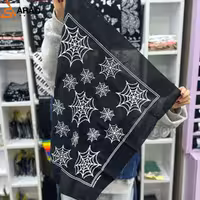 باندانا تار عنکبوت مشکی