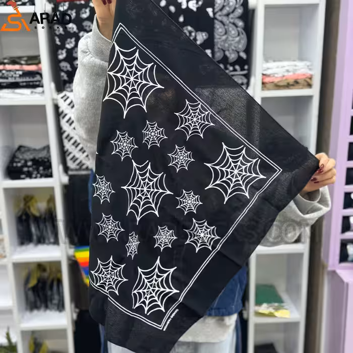 باندانا تار عنکبوت مشکی