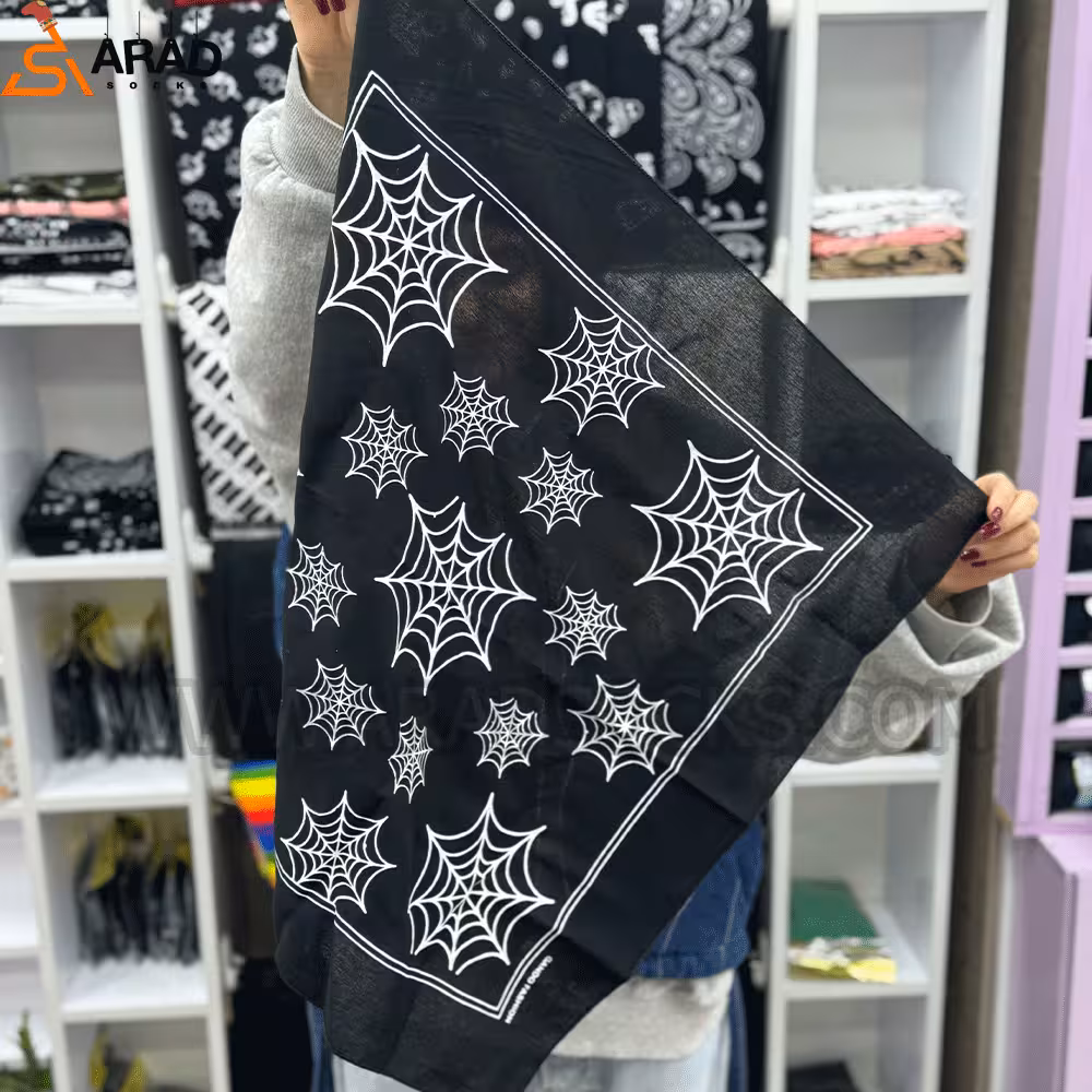 باندانا تار عنکبوت مشکی