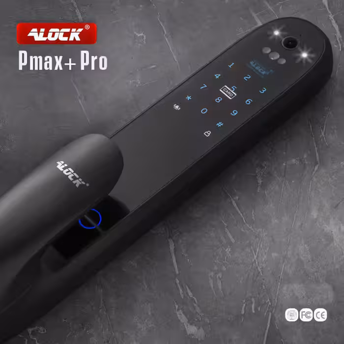 قفل اثر انگشتی دیجیتال و دستگیره تشخیص چهره ALOCK مدل Pmax Pro