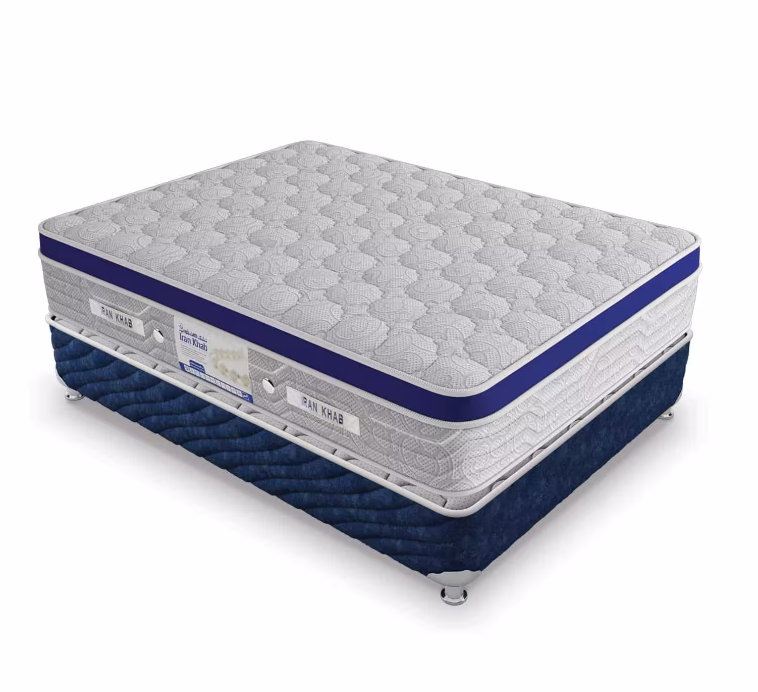 تشک یک نفره ایران خواب مدل طبی فنری یورو لوکس سایز 100 در 200 سانتیمتر