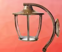 چراغ حیاطی 6 ترک مسی رنگ