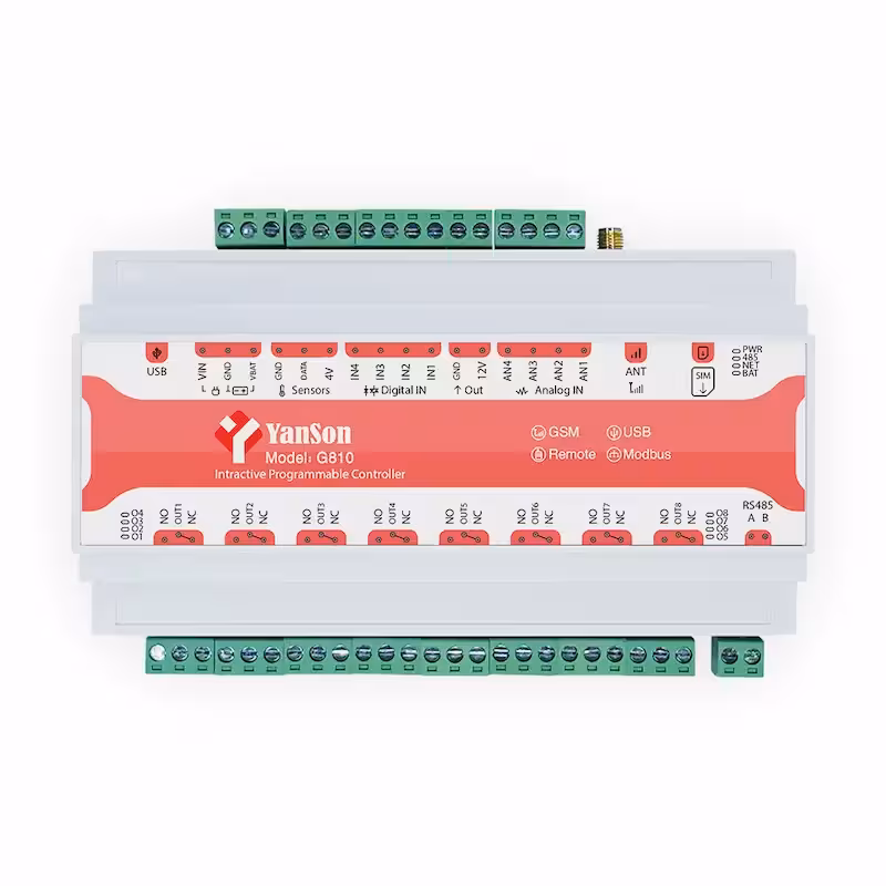 کنترلر پیامکی سیمکارتی هشت کانال YanSon مدل G810