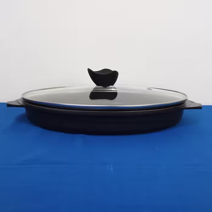 تابه ماهی چدن گرانیت سایز 40 SAMSET سام ست بسته 1 عددی با 2 سال گارانتی