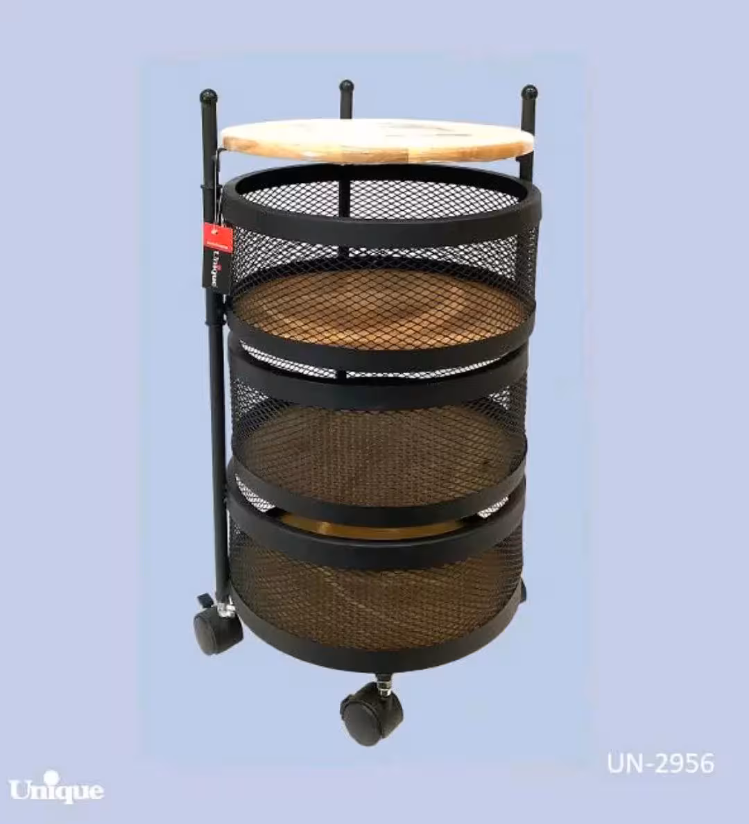 جای پیازی 3طبقه توری گرد یونیک کد UN-2956