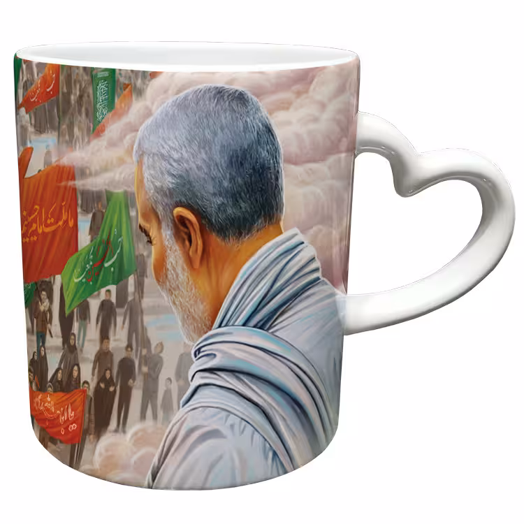 خرید ماگ-لیوان  دسته ساده  سردار سلیمانی کد 50