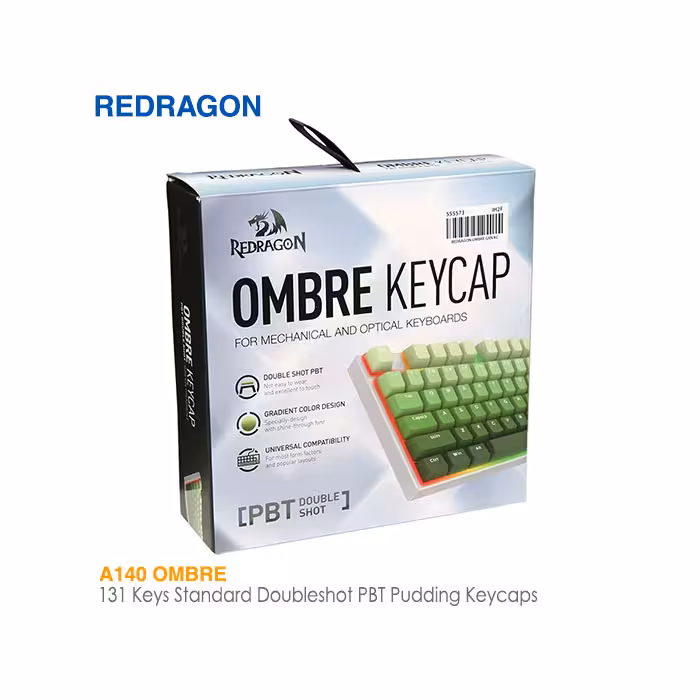 مجموعه کامل کلید کیبورد مکانیکال ردراگون A140 Ombre