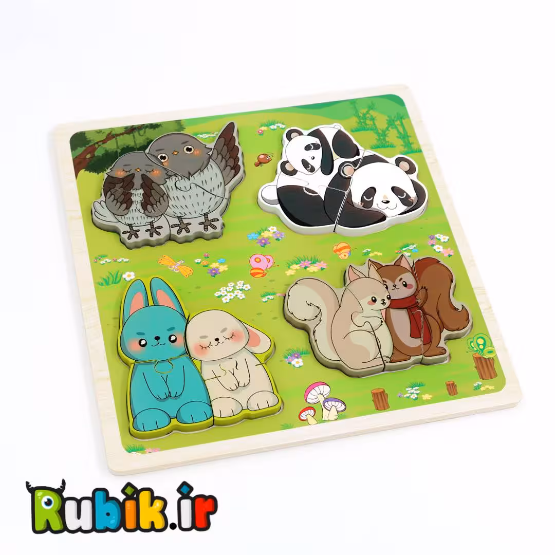 جورچین با فرزندان وایت بردی مربع