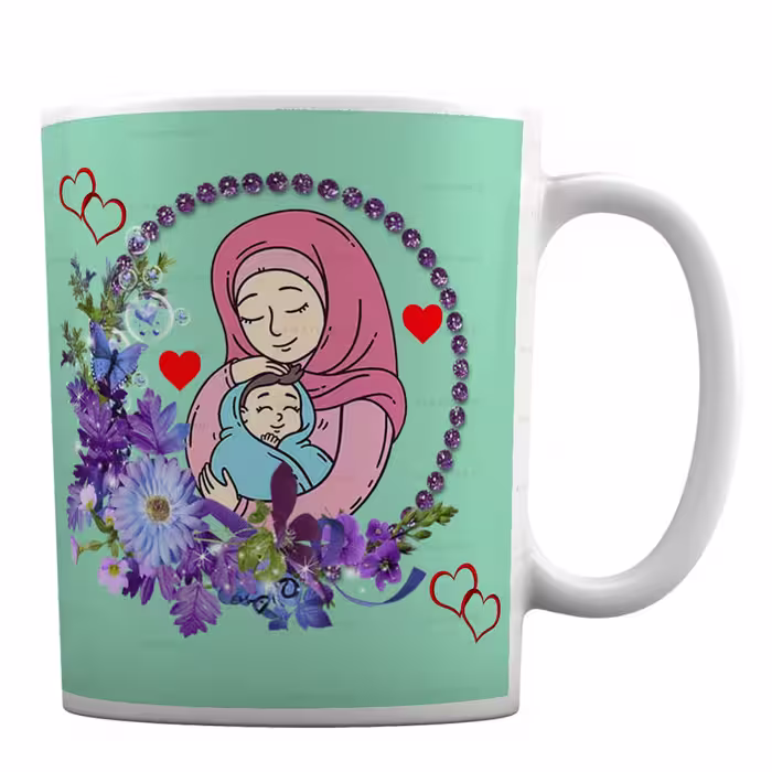 لیوان سرامیکی مدل «روز مادر» کد 34