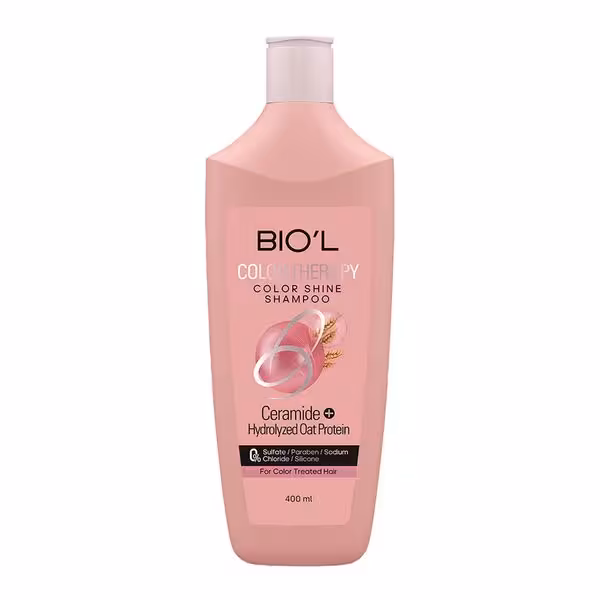 شامپو کالر تراپی بیول مناسب موهای رنگ شده و دکلره شده حجم 400 میل