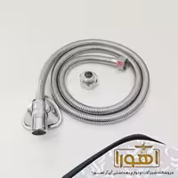 شیلنگ توالت کروم  مدل شلنگ ریزبافت