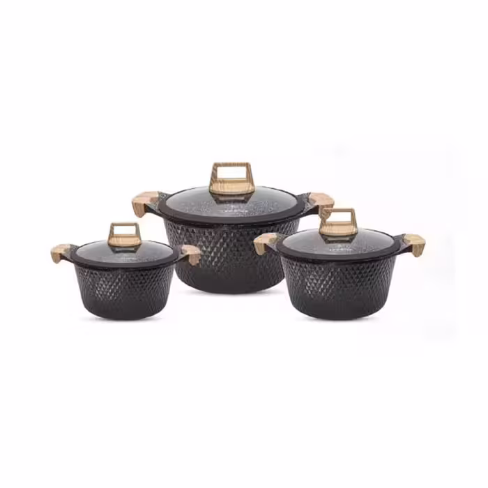 سرویس قابلمه گرانیتی لایف اسمایل مدل MR6-2