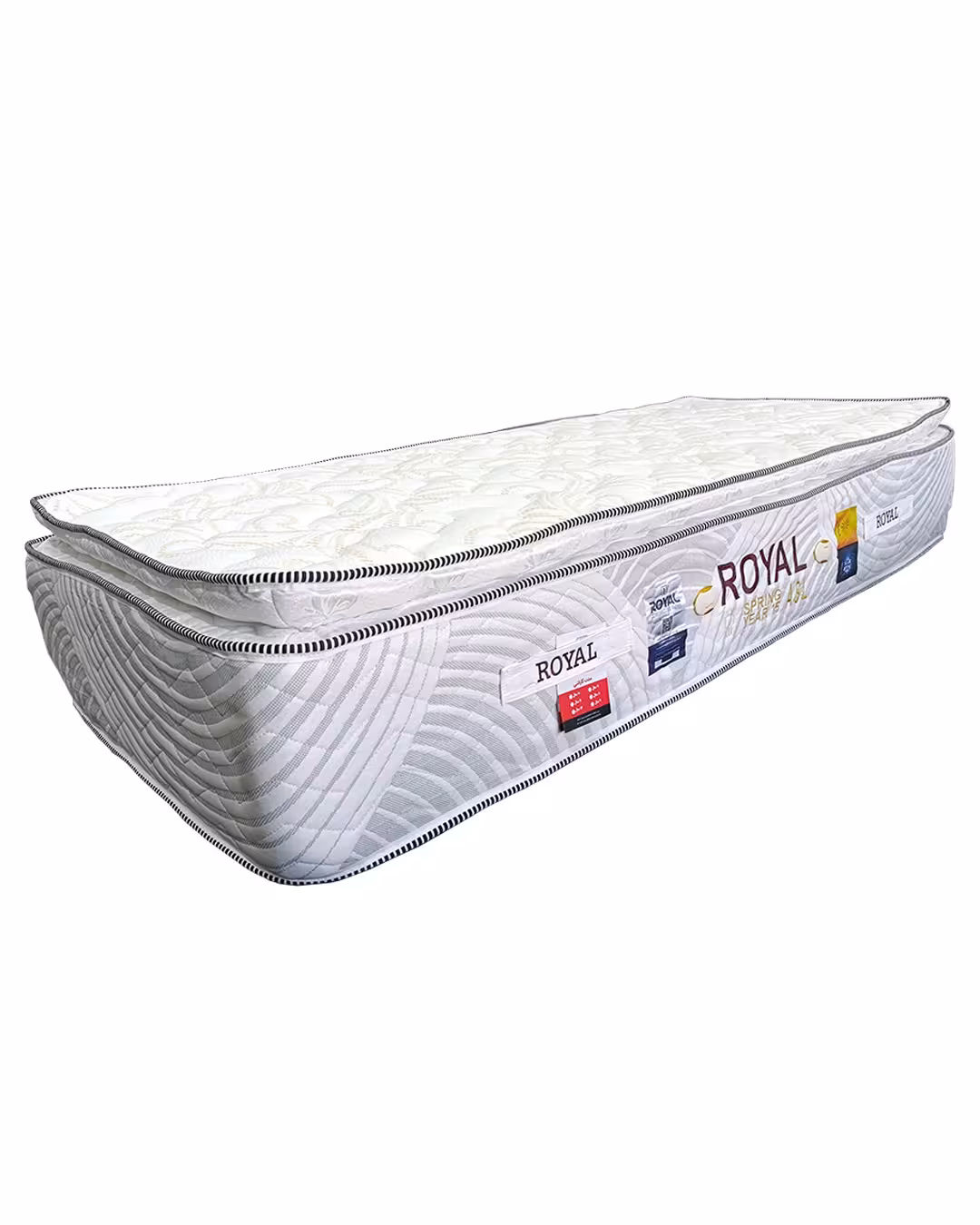 تشک رویال مدل اسپرینگ پددار دونفره 140