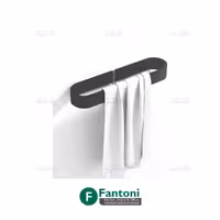 هولدر حوله 253mm رنگ مشکی مات سری A فانتونی S003