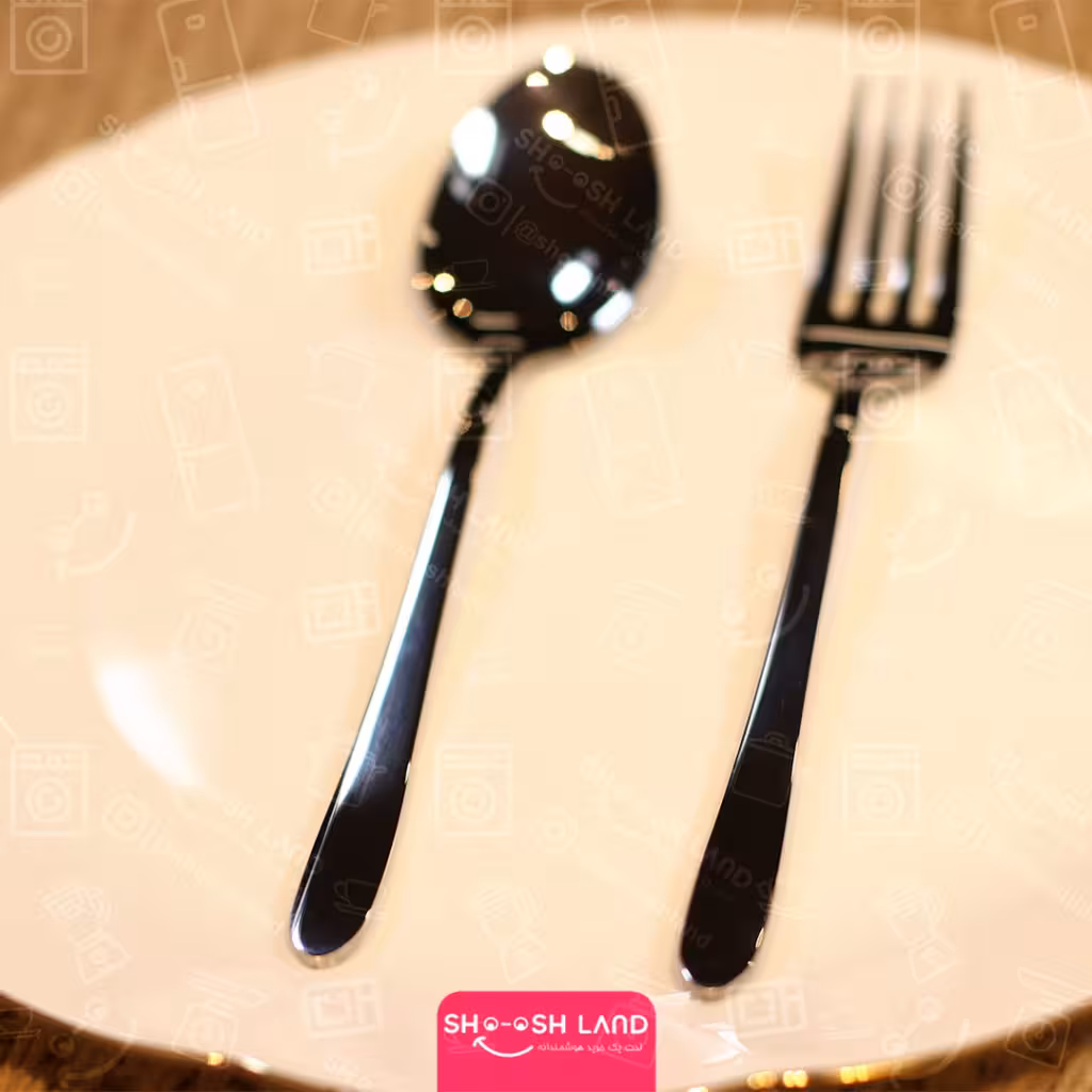 قاشق و چنگال 12 پارچه happy family  مدل مونت دونا