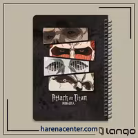 دفتر مدرسه طرح تایتان ها برند لانگو