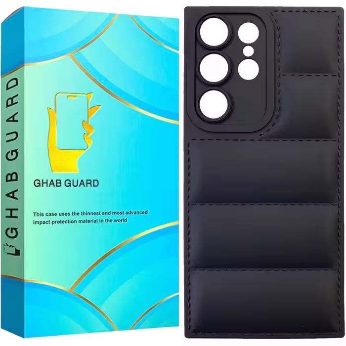 کاور قاب گارد مدل پافری Puffer مناسب برای گوشی موبایل سامسونگ Galaxy S24 Ultra