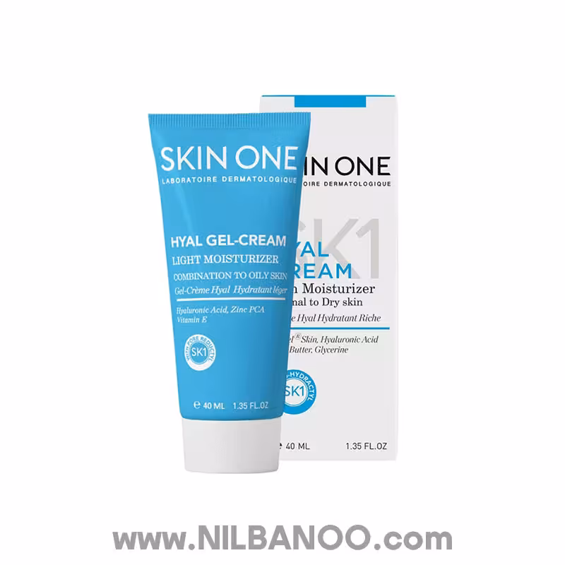 ژل کرم مرطوب کننده پوست مختلط وچرب اسکین وان