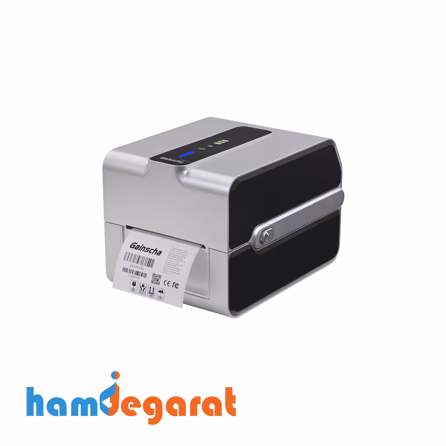 لیبل پرینتر نیمه صنعتی گینشا GS2406T plus Lan