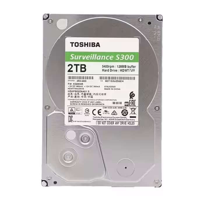 هارد دیسک اینترنال توشیبا مدل S300 ظرفیت 2 ترابایت