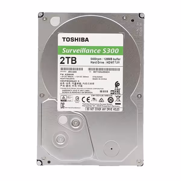 هارد دیسک اینترنال توشیبا مدل S300 ظرفیت 2 ترابایت