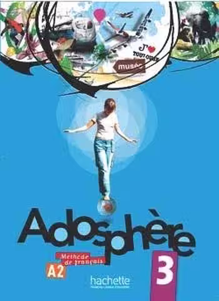 کتاب زبان فرانسوی ادوسفیر Adosphere 3   Cahier