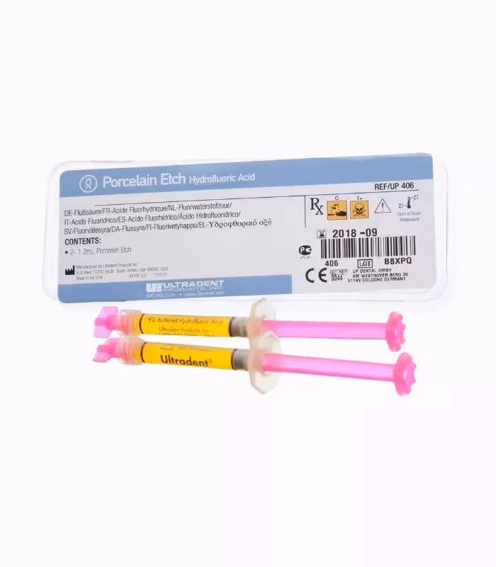 اسید پرسلن اچ هیدروفلوریک 9% اولترادنت – Ultradent Porcelain Etch