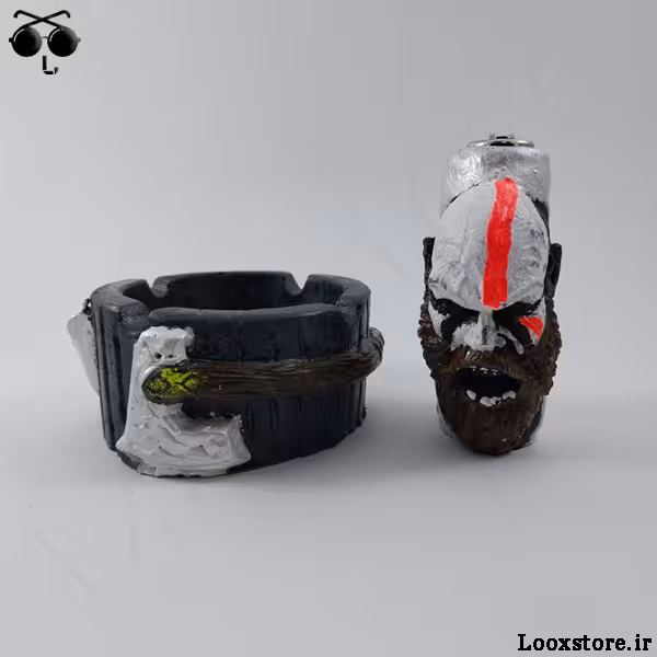 فندک و زیرسیگاری ست بلک لایت گاد آف وار