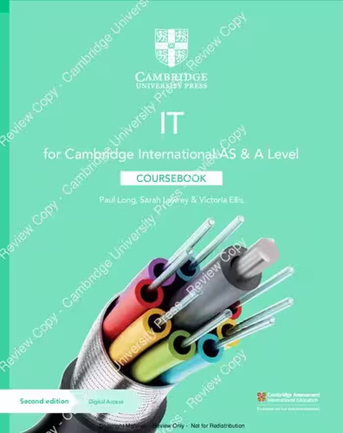 خرید و دانلود نسخه کامل کتاب Cambridge International A-Level ICT Textbook(Second Edition 2021)
