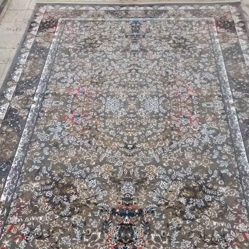 فرش ماشینی 12متری کاشان نقشه روناک(ارسال رایگان)