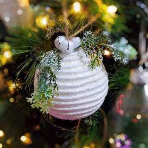 اویز گوی برف درخت کریسمس