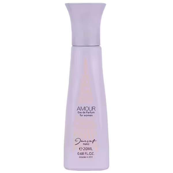 عطر زنانه جیبی مدل آمور Amour ژک‌ ساف 20 میلی‌لیتر Jacsaf