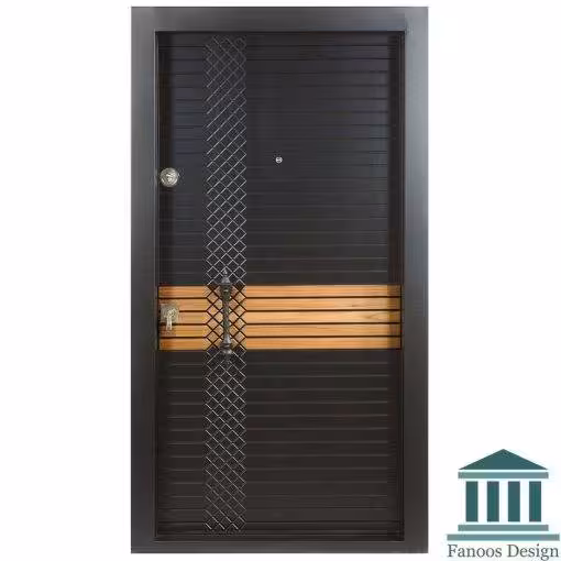 در ضد سرقت ترکیبی راش و پوششی شیاری کد 1213