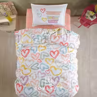 روتختی دخترانه طرح قلب مدل Selfie