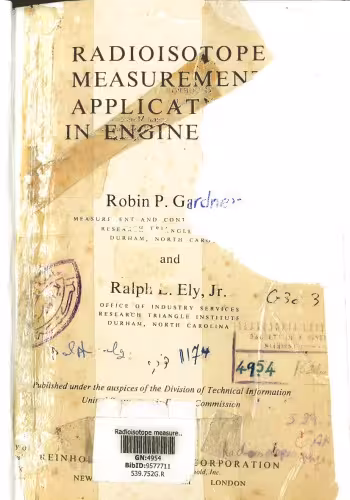 خرید و دانلود نسخه کامل کتاب Radioisotope Measurement Applications in Engineering