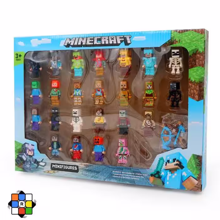 اکشن فیگور ماینکرفت 24 عددی