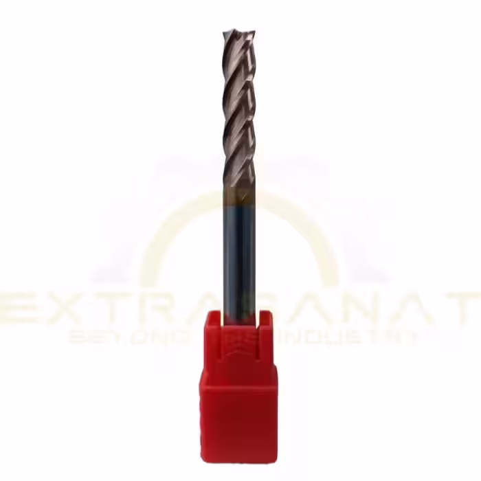 فرز انگشتی الماس 8x8Dx100L-4F HRC55 برند Max Power