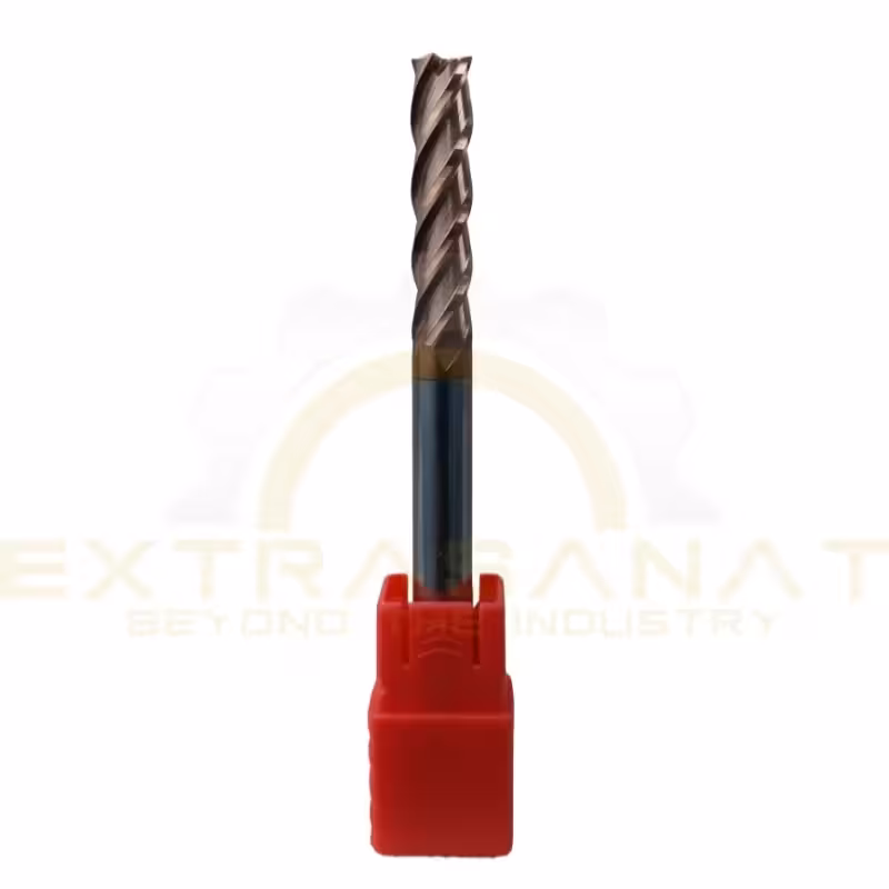 فرز انگشتی الماس 8x8Dx100L-4F HRC55 برند Max Power