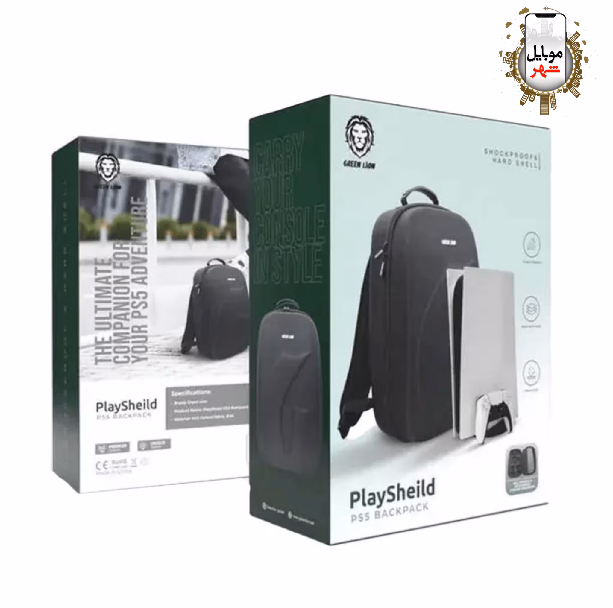 کوله پشتی پلی استیشن گرین Green PlaySheild PS5 BackPack