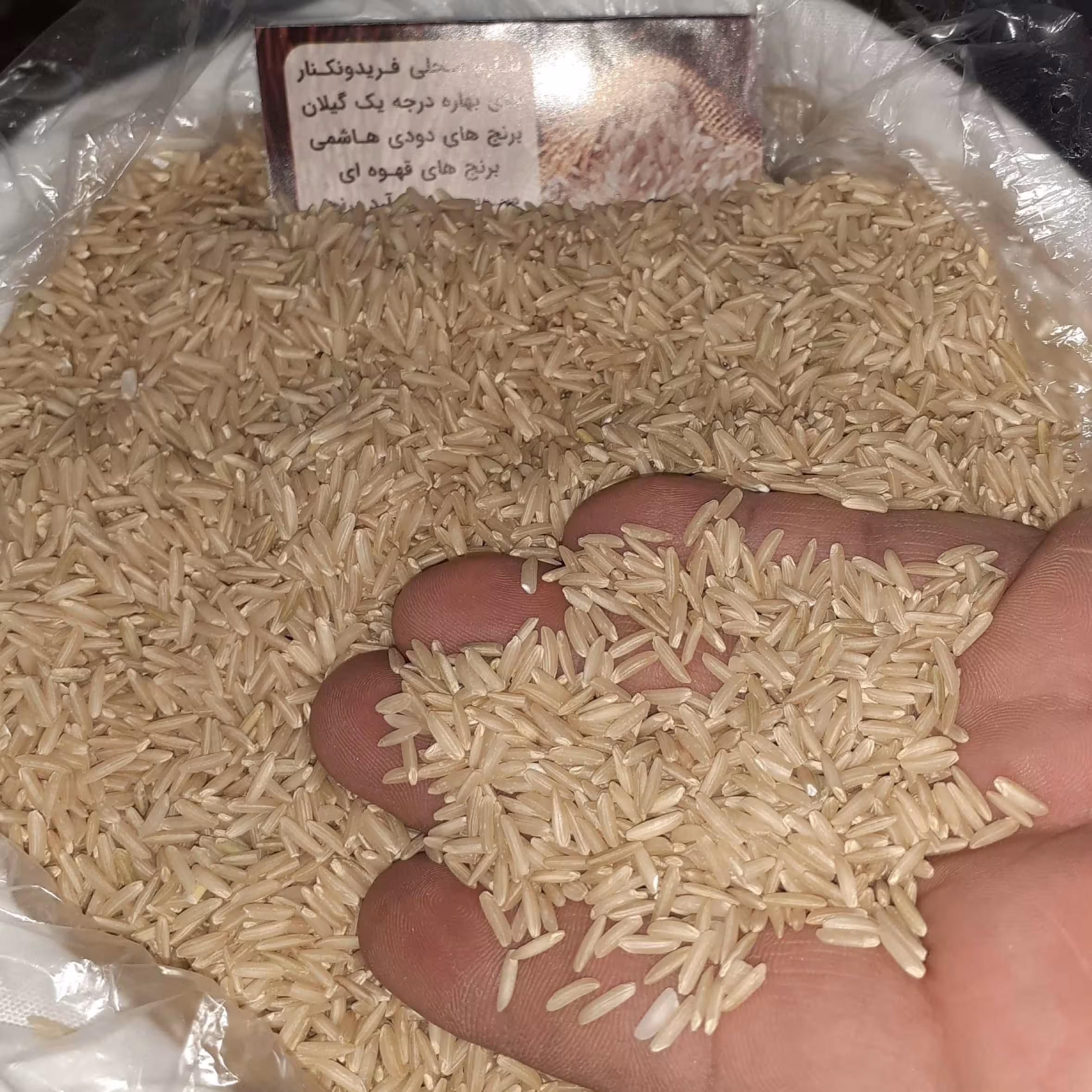 برنج قهوه ای فریدونکنار ( 5 کیلویی) رژیمی، طارم محلی خالص و ارسال رایگان