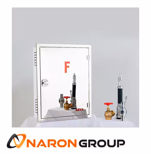 جعبه آتش نشانی استیل آینه ای