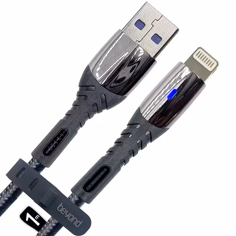 کابل تبدیل USB به لایتنینگ بیاند مدل BUL-501KF CHARGE DATA طول 1 متر