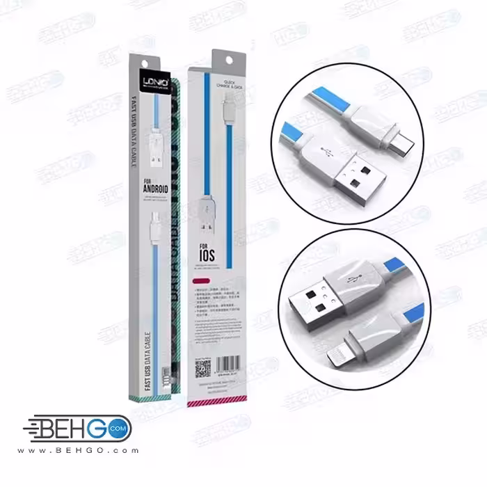 کابل تبدیل USB به microUSB الدینیو مدل XS-07 طول 1 متر اصلی
